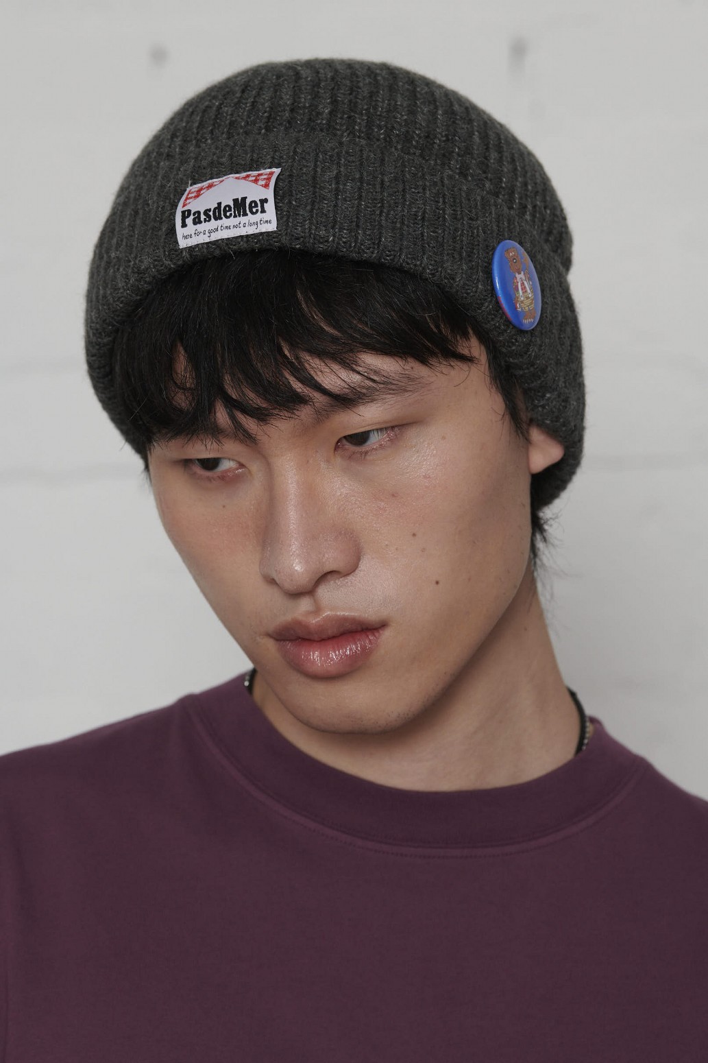 PAS DE MER/ѥɥNOT LONG TIME BEANIE ˥å˹ / DARK GREY