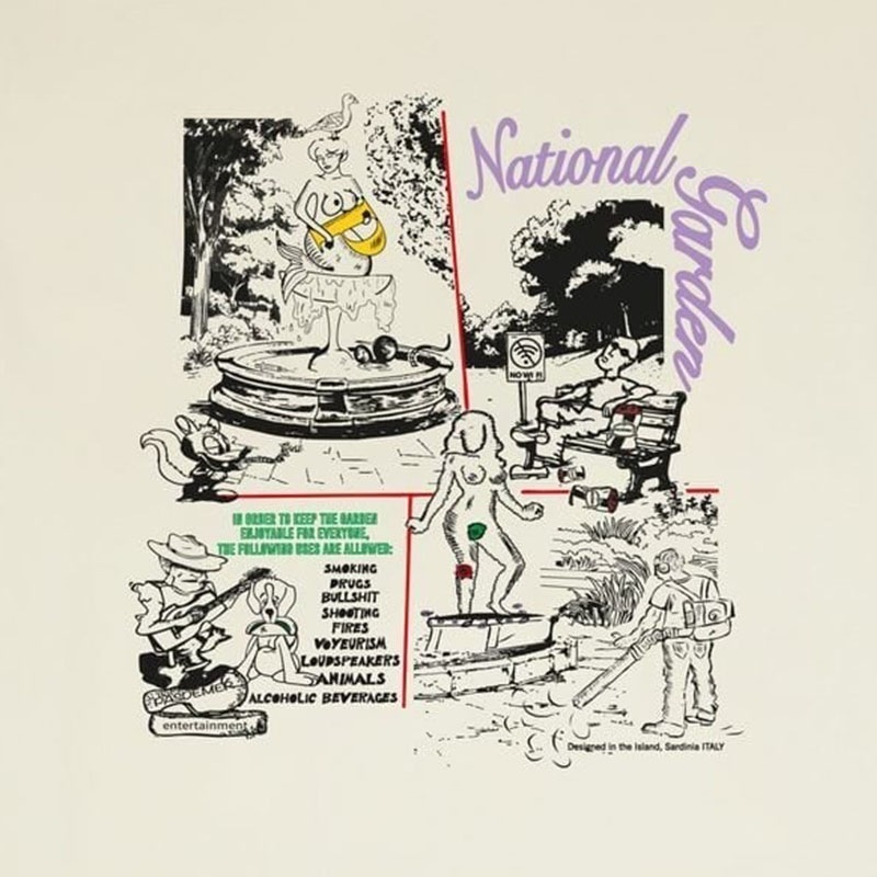 ��PAS DE MER/�ѥɥ����NATIONAL GARDEN T-SHIRT T����� / CREAM