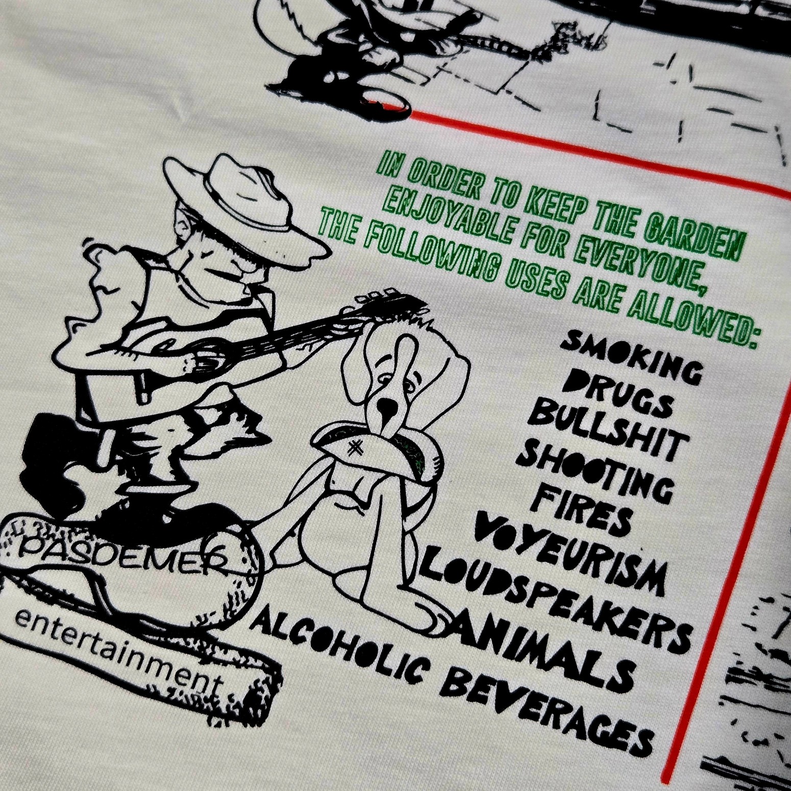 ��PAS DE MER/�ѥɥ����NATIONAL GARDEN T-SHIRT T����� / CREAM