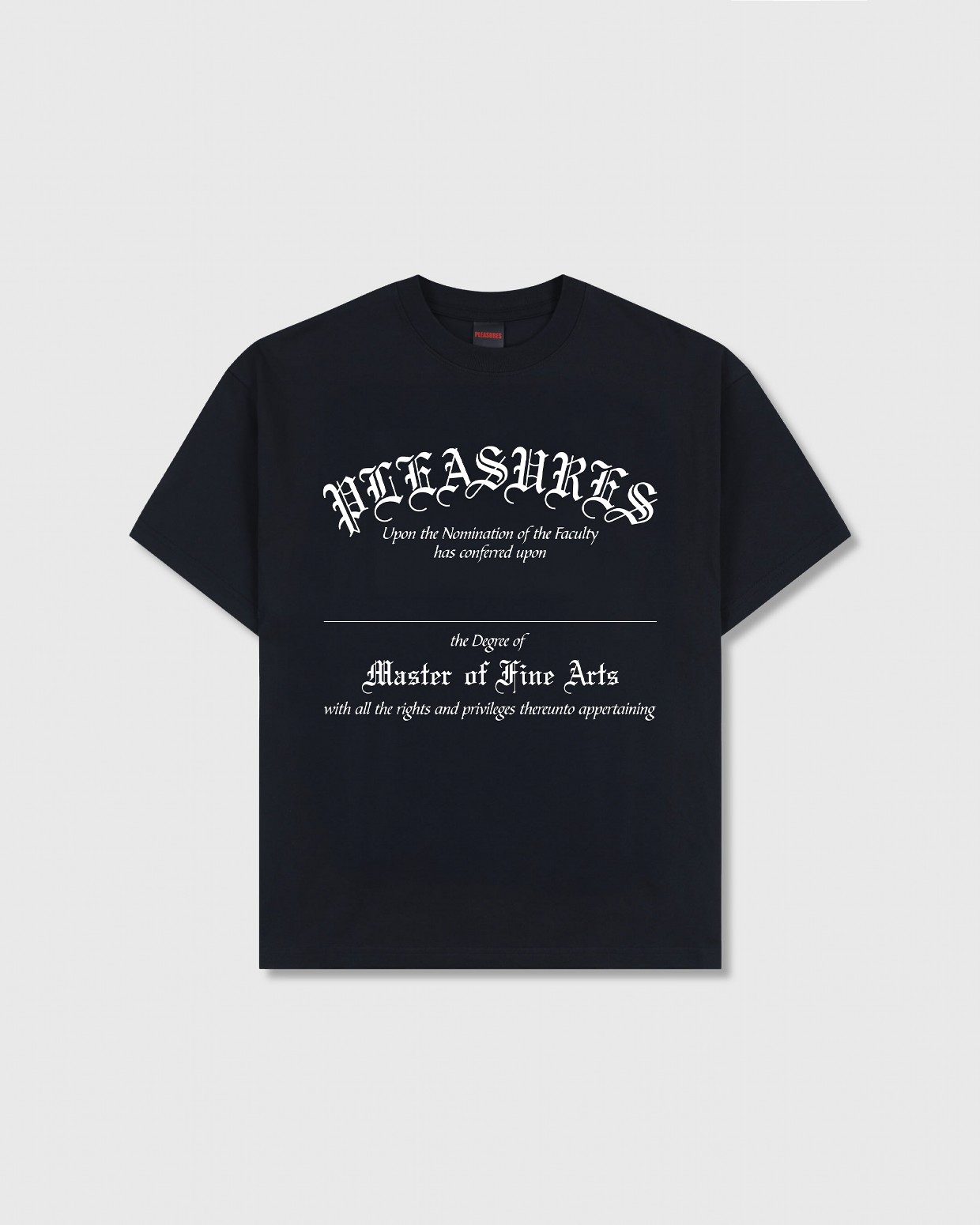 ��PLEASURES/�ץ쥸�㡼����DEGREE T-SHIRT T����� / BLACK