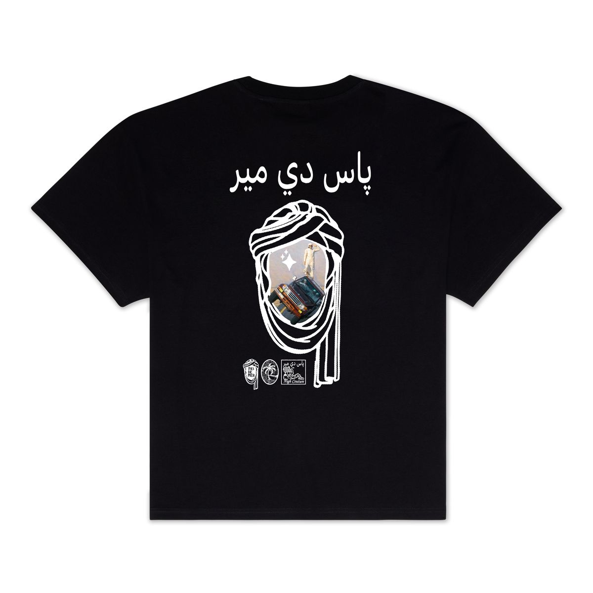 ��PAS DE MER/�ѥɥ����MIDNIGHT DESERT TEE T����� / BLACK