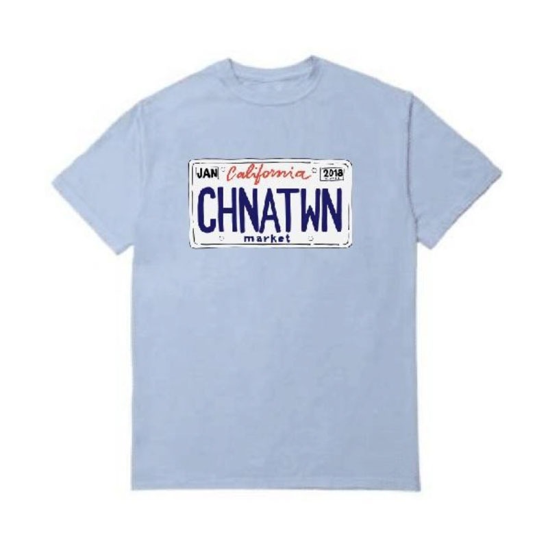 CHINATOWN MARKET/㥤ʥޡåȡLICENSE PLATE T-SHIRT T / BLUE ֥롼 