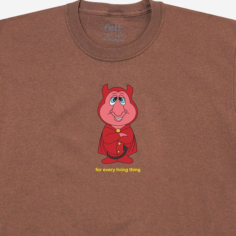 FELT/եȡLIL' DEVIL TEE T / BROWN