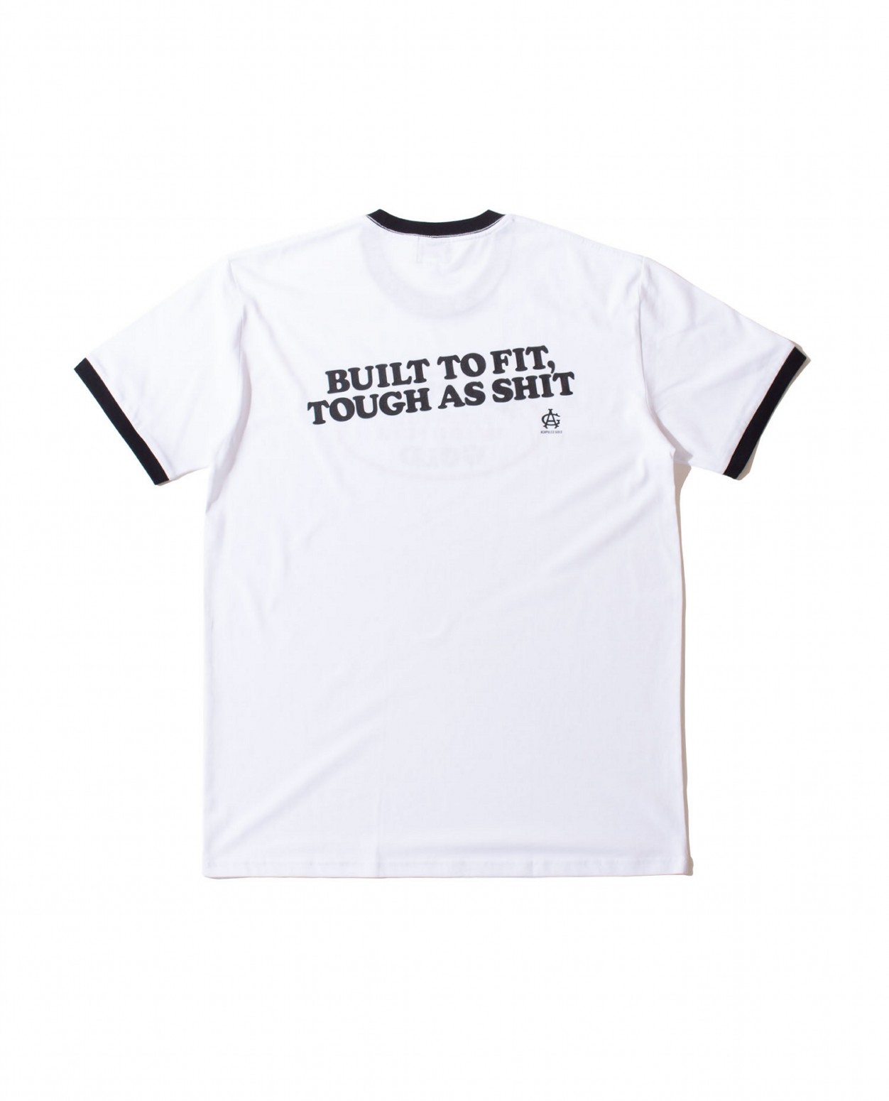 ACAPULCO GOLD/ץ륳 ɡOVAL LOGO RINGER TEE T / WHITE/BLACK