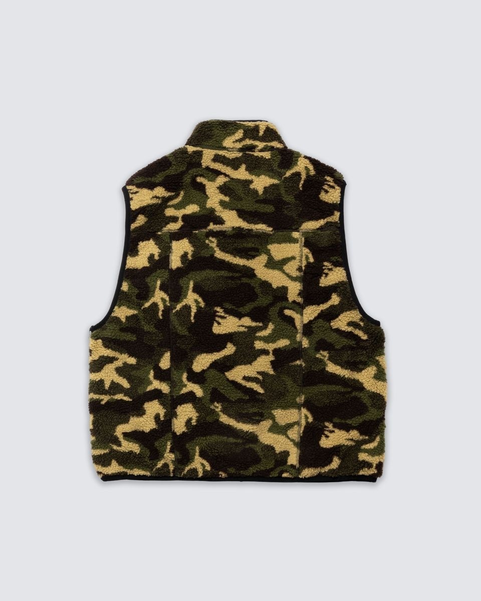 ��PLEASURES/�ץ쥸�㡼����FELIS REVERSIBLE VEST �٥��� / CAMO / BLACK