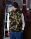 ��PLEASURES/�ץ쥸�㡼����FELIS REVERSIBLE VEST �٥��� / CAMO / BLACK