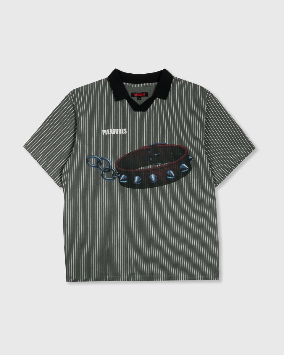 ��PLEASURES/�ץ쥸�㡼����PET POLO �ݥ������ / CHARCOAL