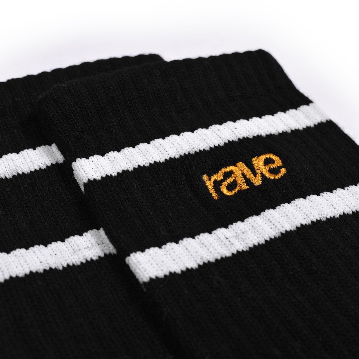 ��RAVE SKATEBOARDS/�쥤�֥������ȥܡ��ɡ�RAVE LOGO SOCKS (PACK OF 3 PAIRS) ���å��� / BLACK �֥�å� ��
