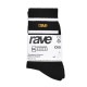 ��RAVE SKATEBOARDS/�쥤�֥������ȥܡ��ɡ�RAVE LOGO SOCKS (PACK OF 3 PAIRS) ���å��� / BLACK �֥�å� ��