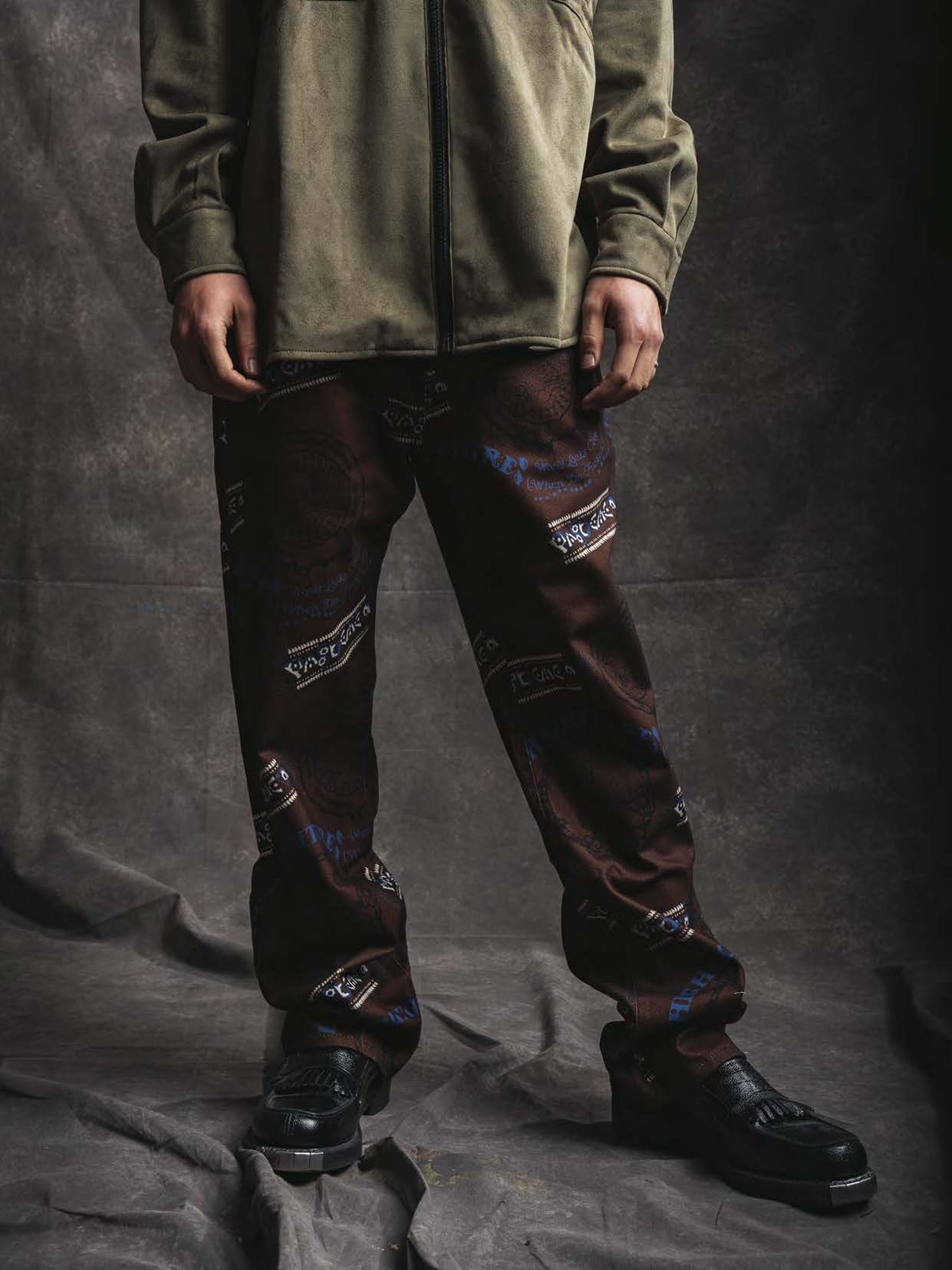 ��PAS DE MER/�ѥɥ����WORLD LOOKS GREAT PANTS �ѥ�� / BROWN �֥饦��