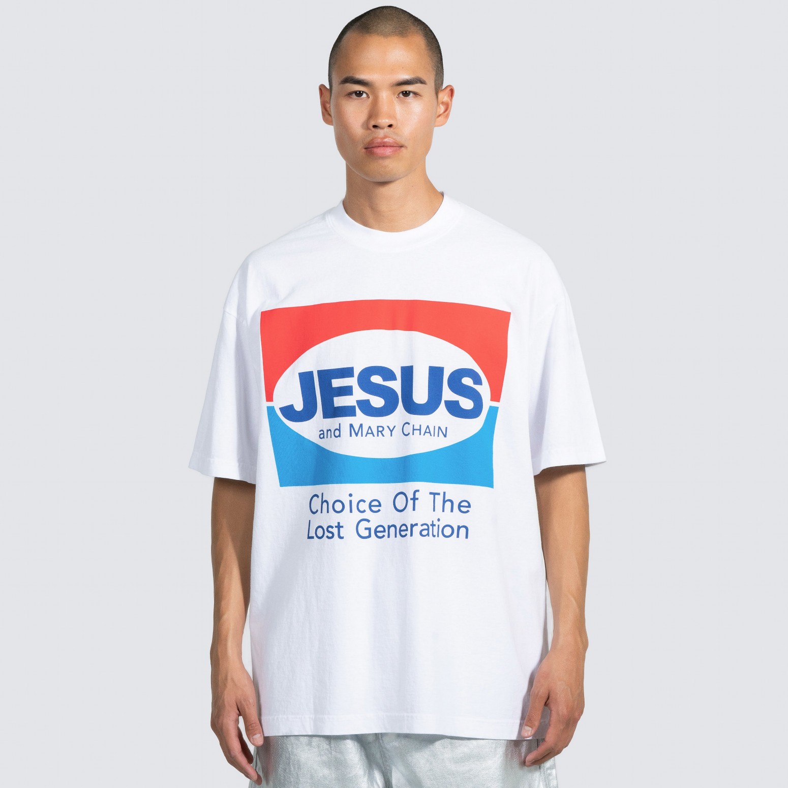 PLEASURES/ץ쥸㡼THE JESUS AND MARY CHAIN GENERATION T-SHIRT T / WHITE