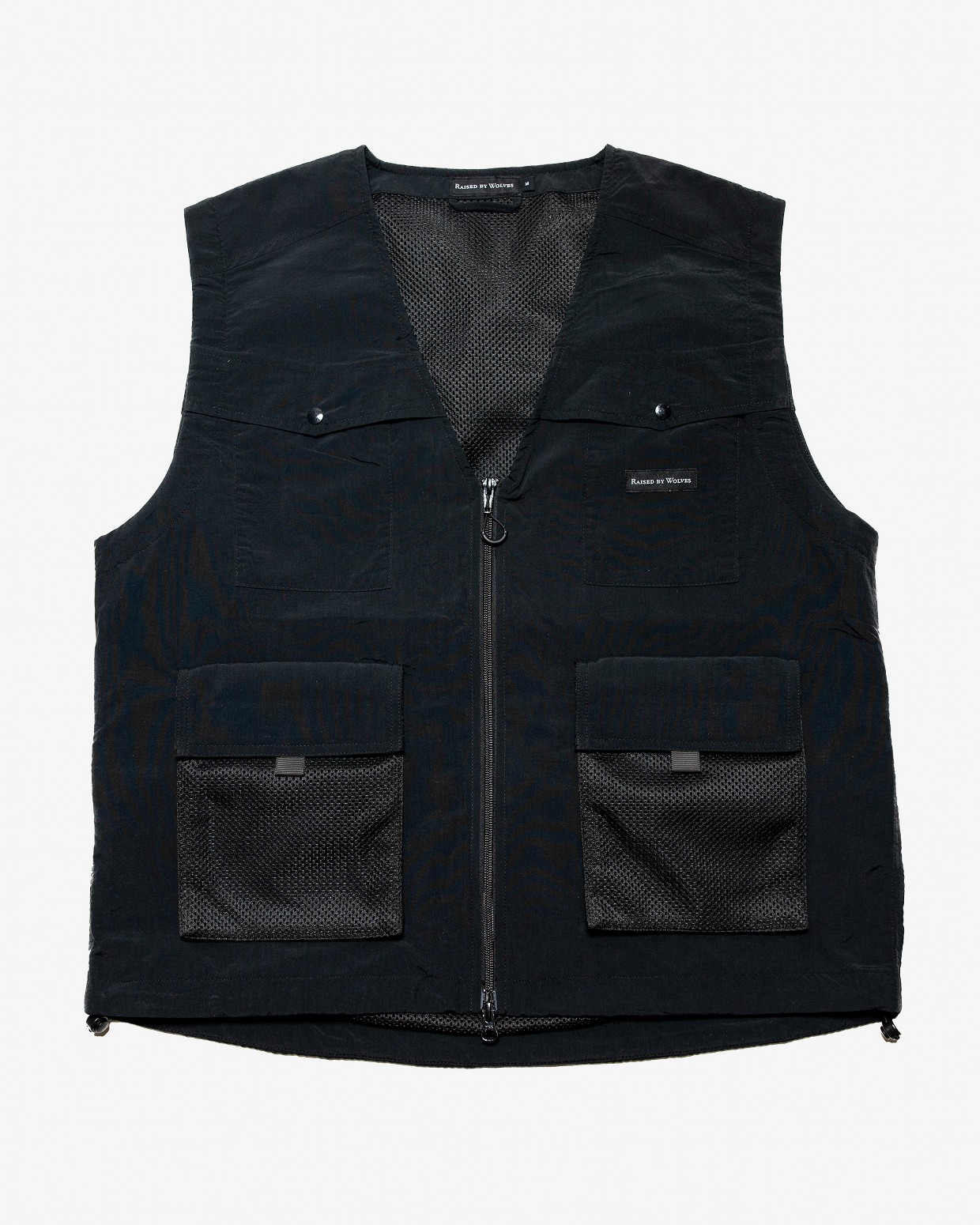 ��RAISED BY WOLVES/�쥤���ɥХ�����֥���HIKING VEST �٥��� / BLACK