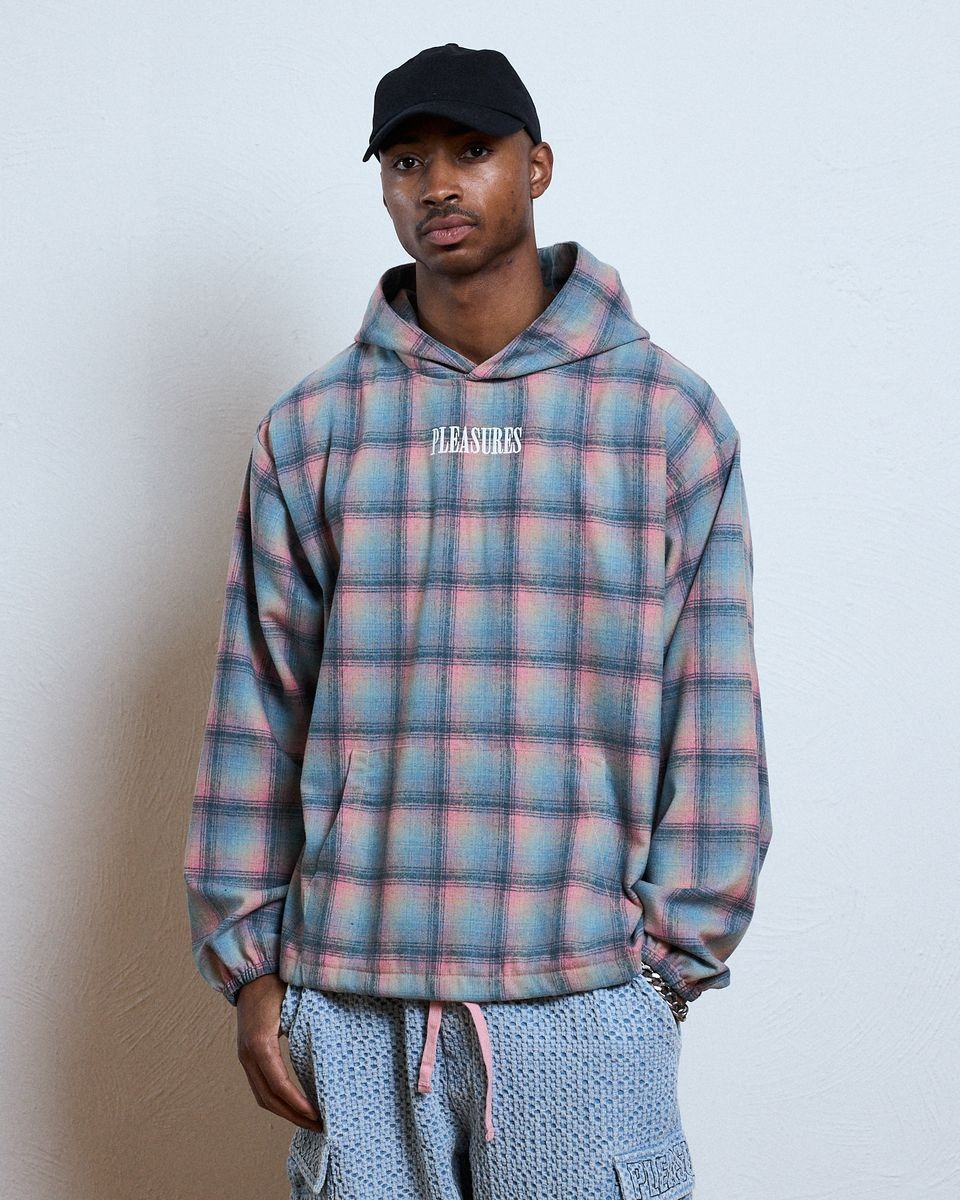 ��PLEASURES/�ץ쥸�㡼����SENDER PONCHO HOODIE �ѡ����� / PINK