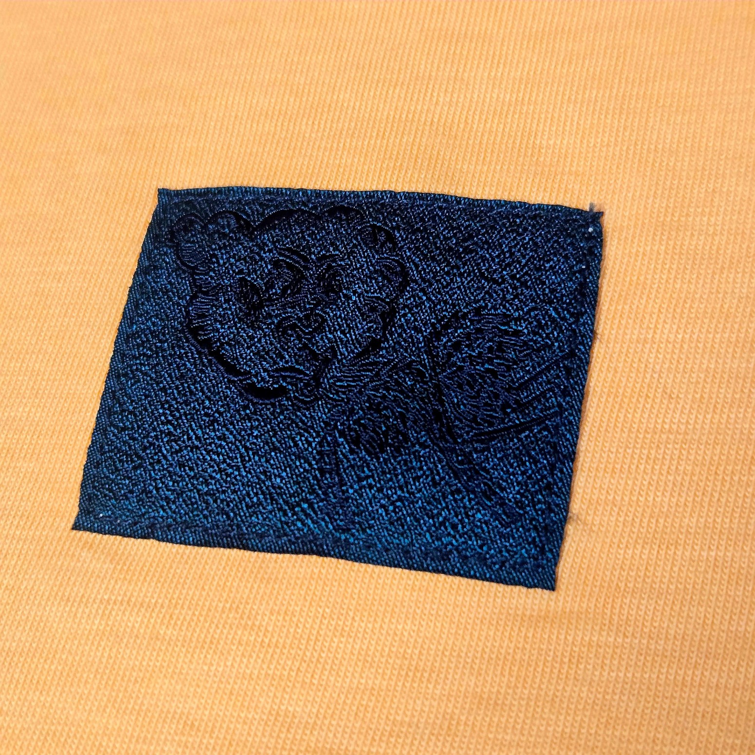 ��PAS DE MER/�ѥɥ����POSTCARD T-SHIRT T����� / ORANGE