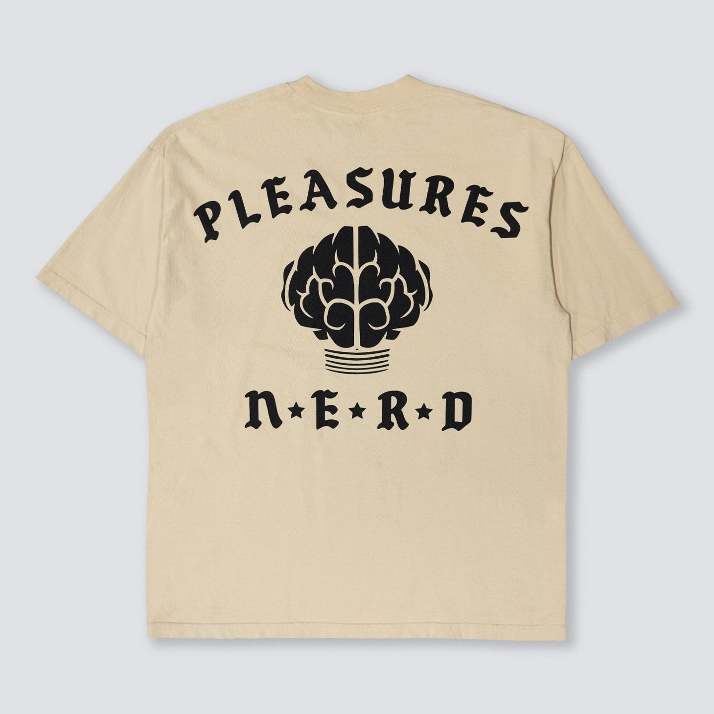 PLEASURES/ץ쥸㡼N.E.R.D.ROCKSTAR T-SHIRT T / TAN