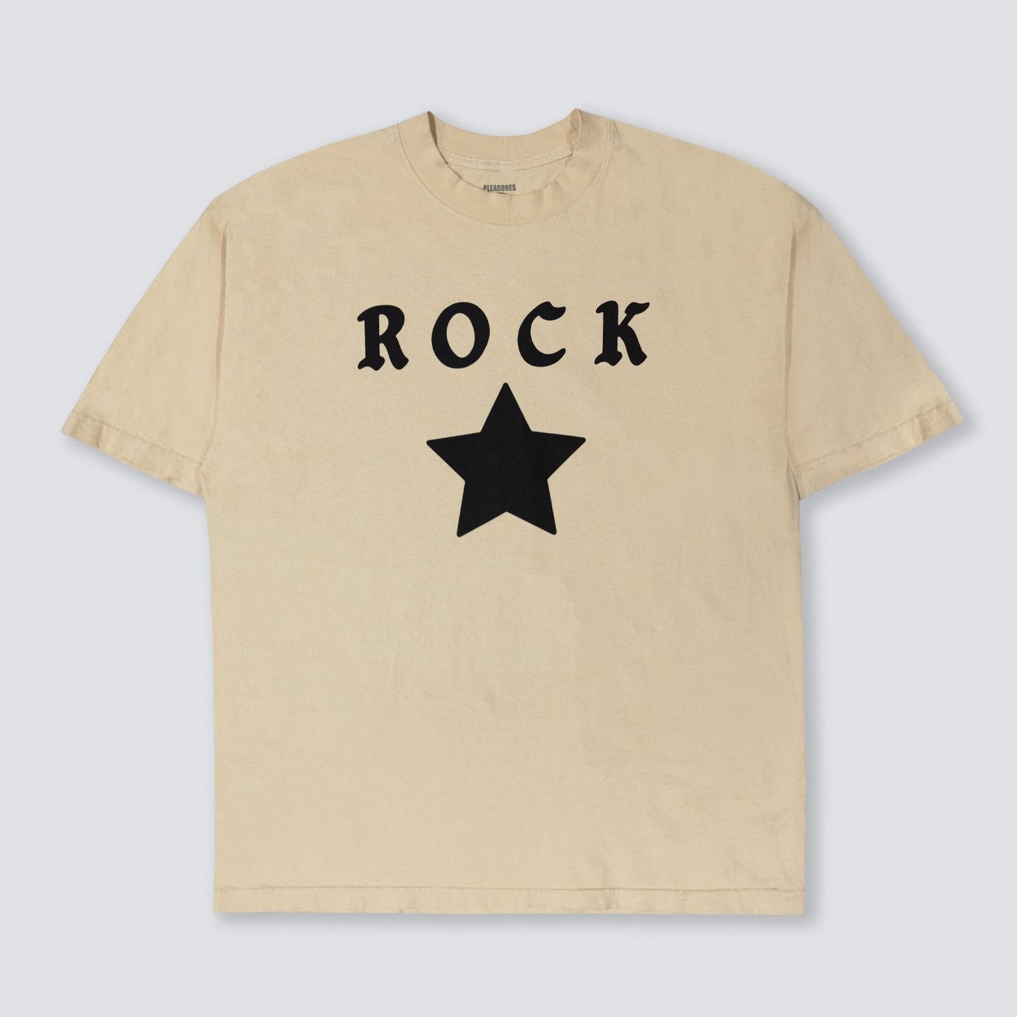 PLEASURES/ץ쥸㡼N.E.R.D.ROCKSTAR T-SHIRT T / TAN