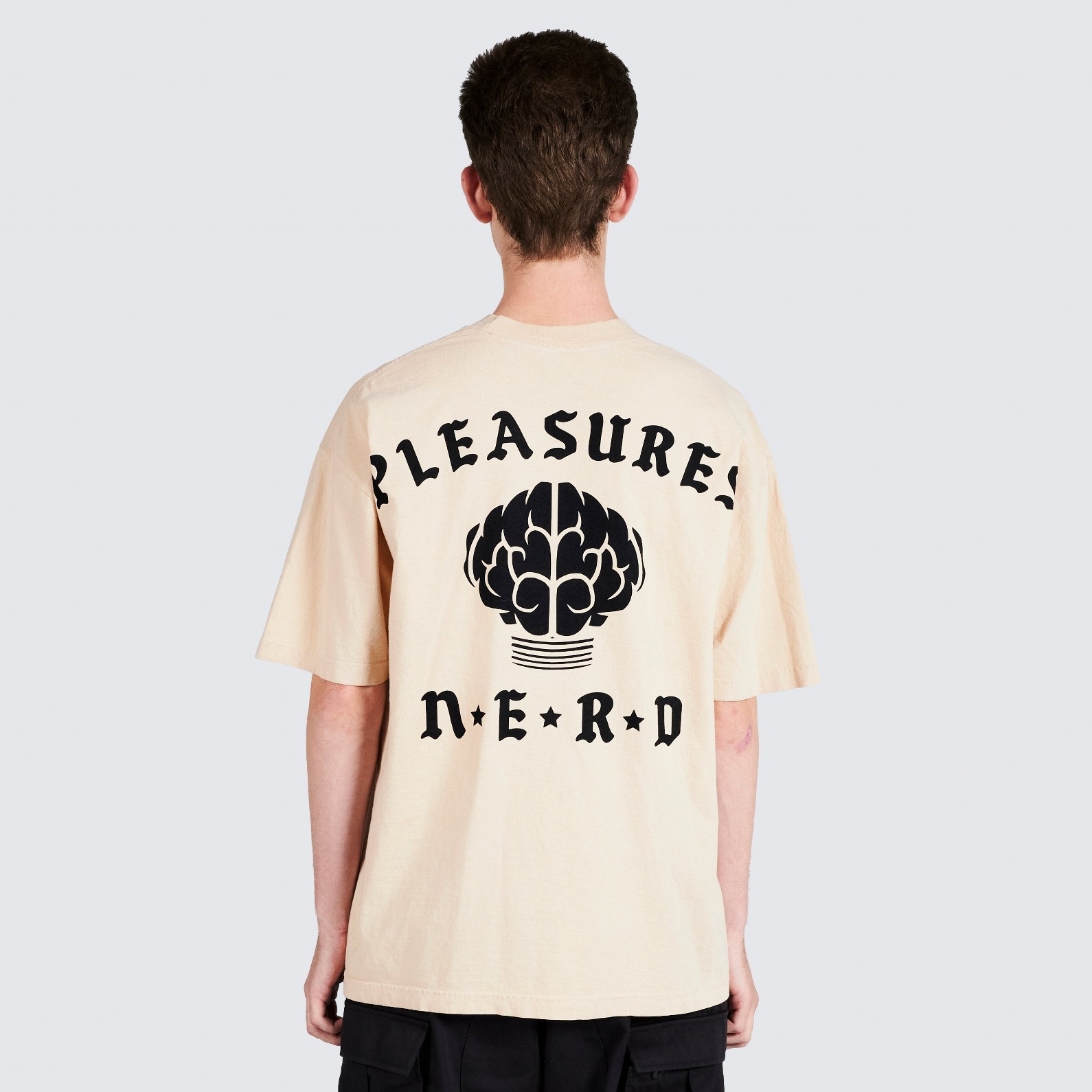 PLEASURES/ץ쥸㡼N.E.R.D.ROCKSTAR T-SHIRT T / TAN