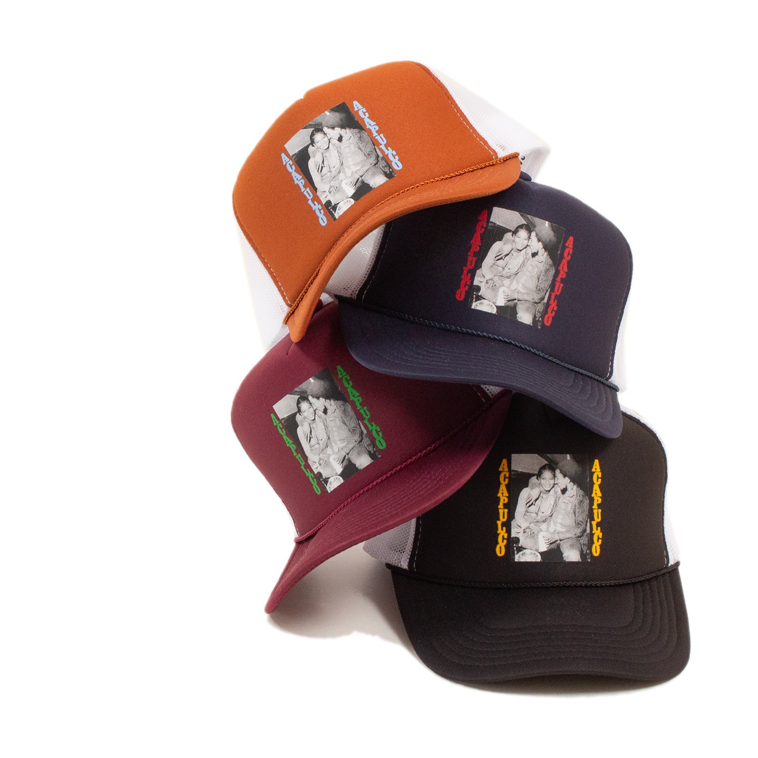 ��ACAPULCO GOLD/�����ץ륳 ������ɡ�DRUNK IN LOVE TRUCKER CAP ����å� / KHAKI/WHITE