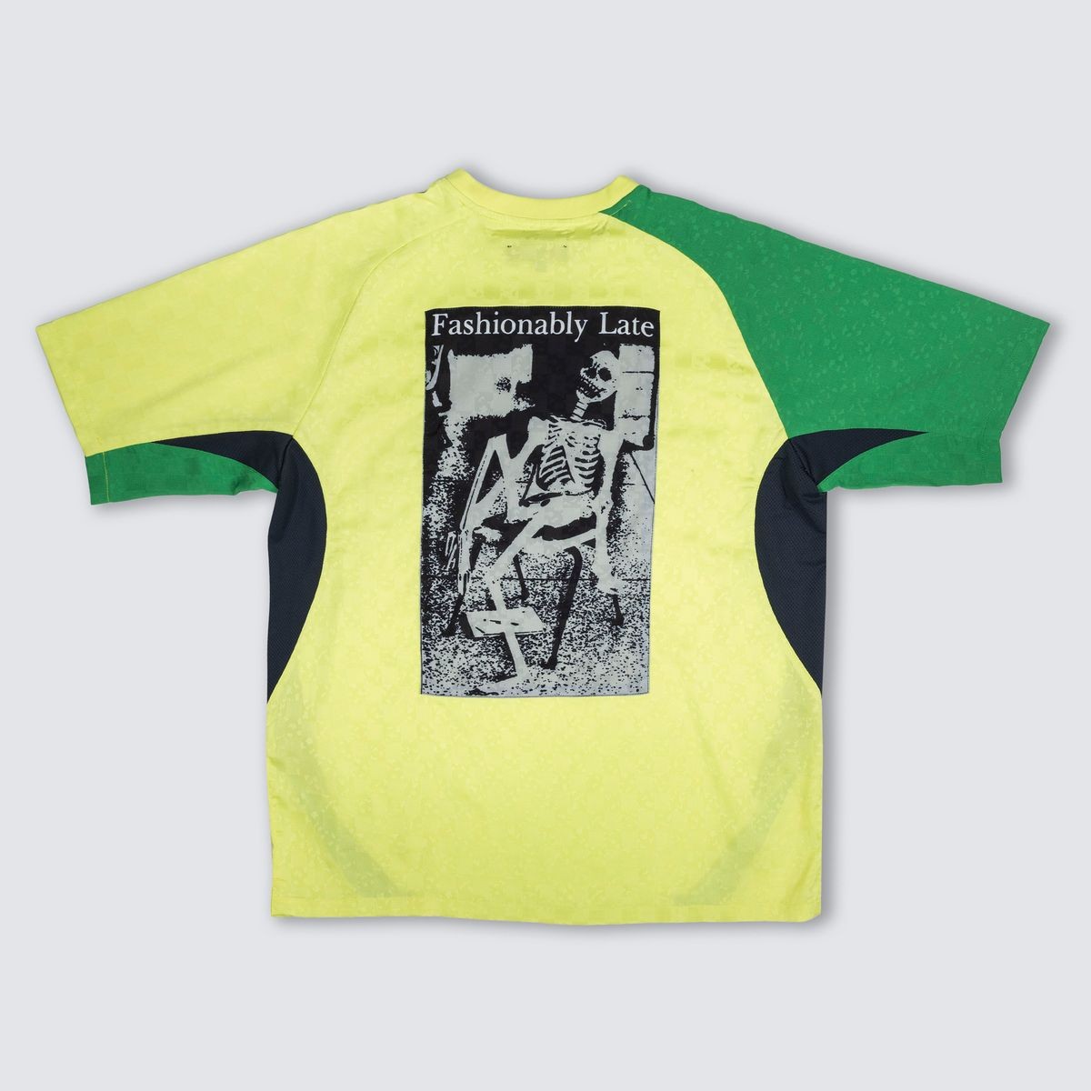 PLEASURES/ץ쥸㡼LATE SPORT SHIRT T / YELLOW