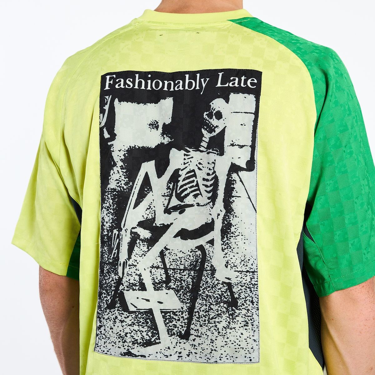 PLEASURES/ץ쥸㡼LATE SPORT SHIRT T / YELLOW