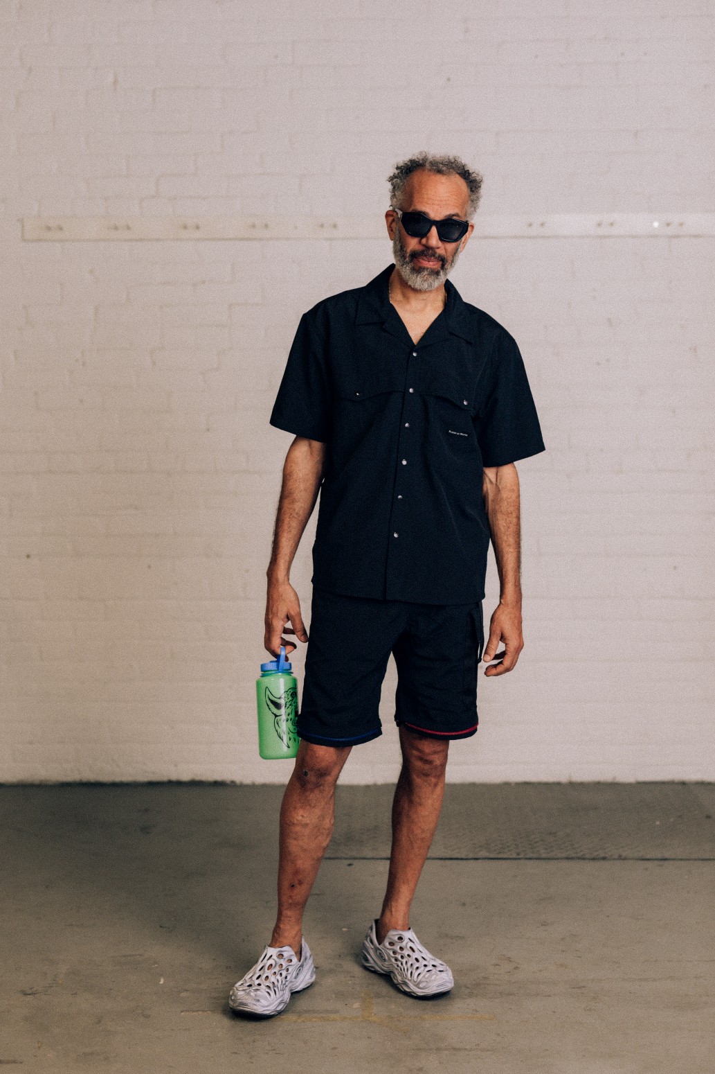 RAISED BY WOLVES/쥤ɥХ֥ADVENTURE SHIRT Ⱦµ / BLACK