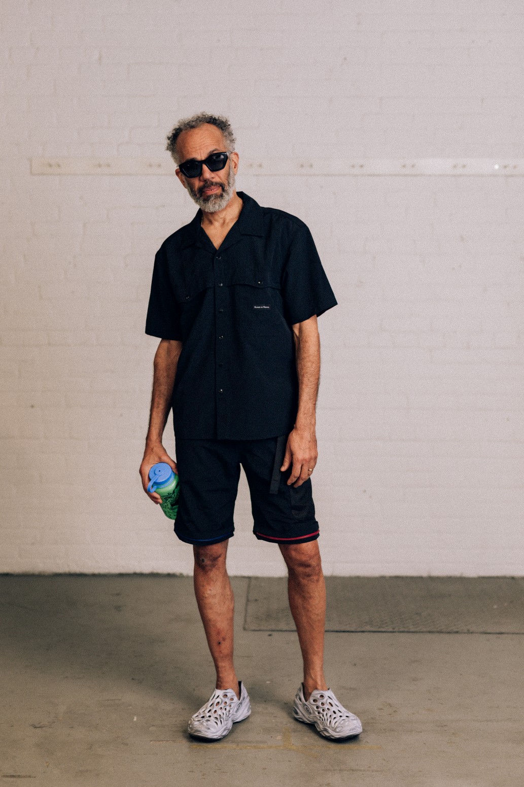 RAISED BY WOLVES/쥤ɥХ֥ADVENTURE SHIRT Ⱦµ / BLACK