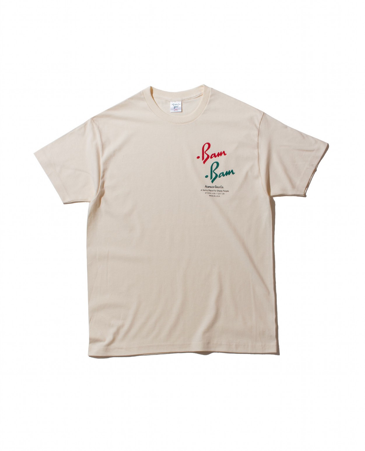 ��ACAPULCO GOLD/�����ץ륳 ������ɡ�BAM BAM TEE T����� / CREAM