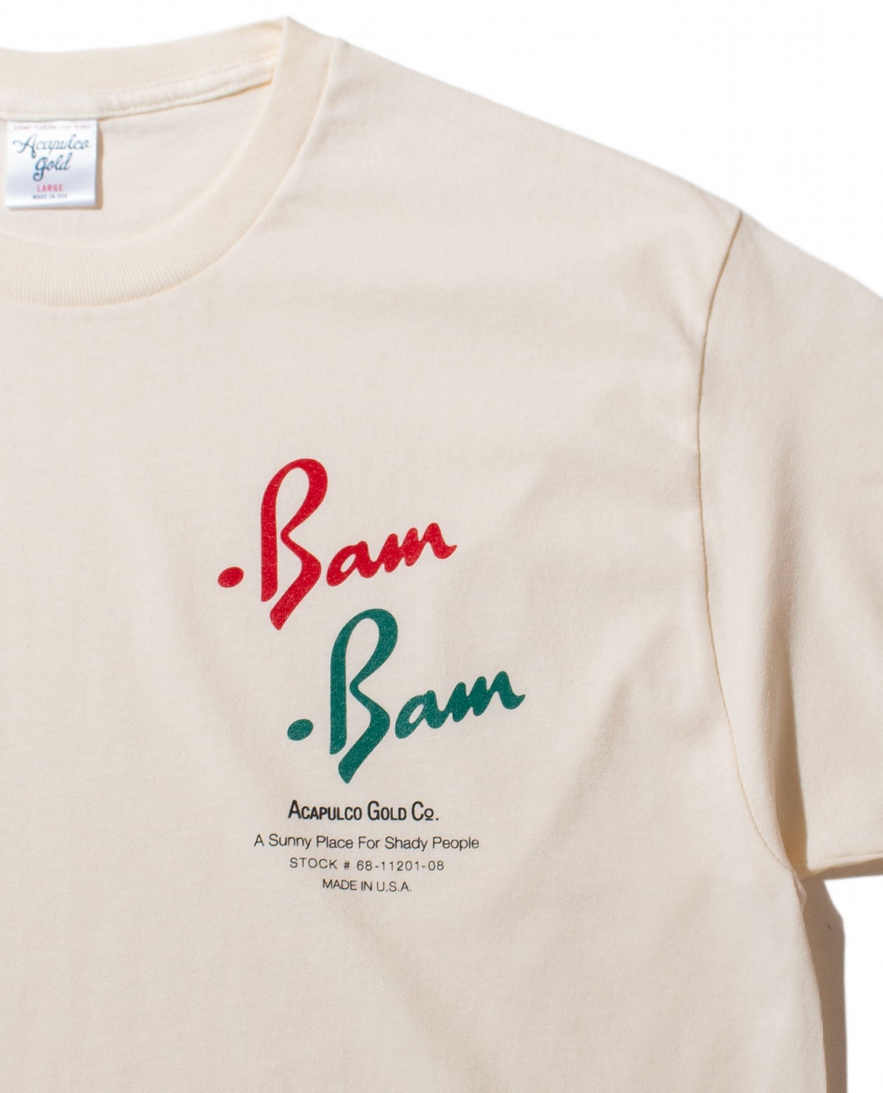 ��ACAPULCO GOLD/�����ץ륳 ������ɡ�BAM BAM TEE T����� / CREAM