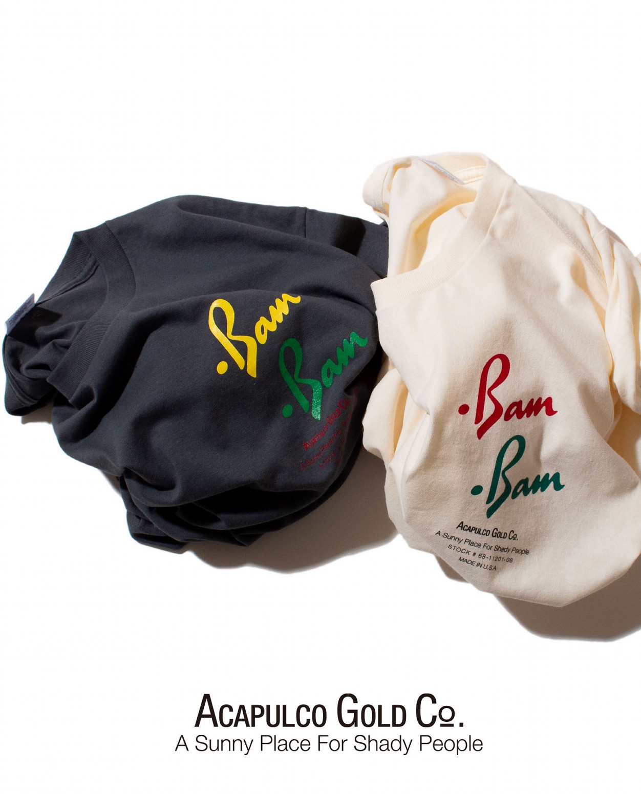 ��ACAPULCO GOLD/�����ץ륳 ������ɡ�BAM BAM TEE T����� / CREAM
