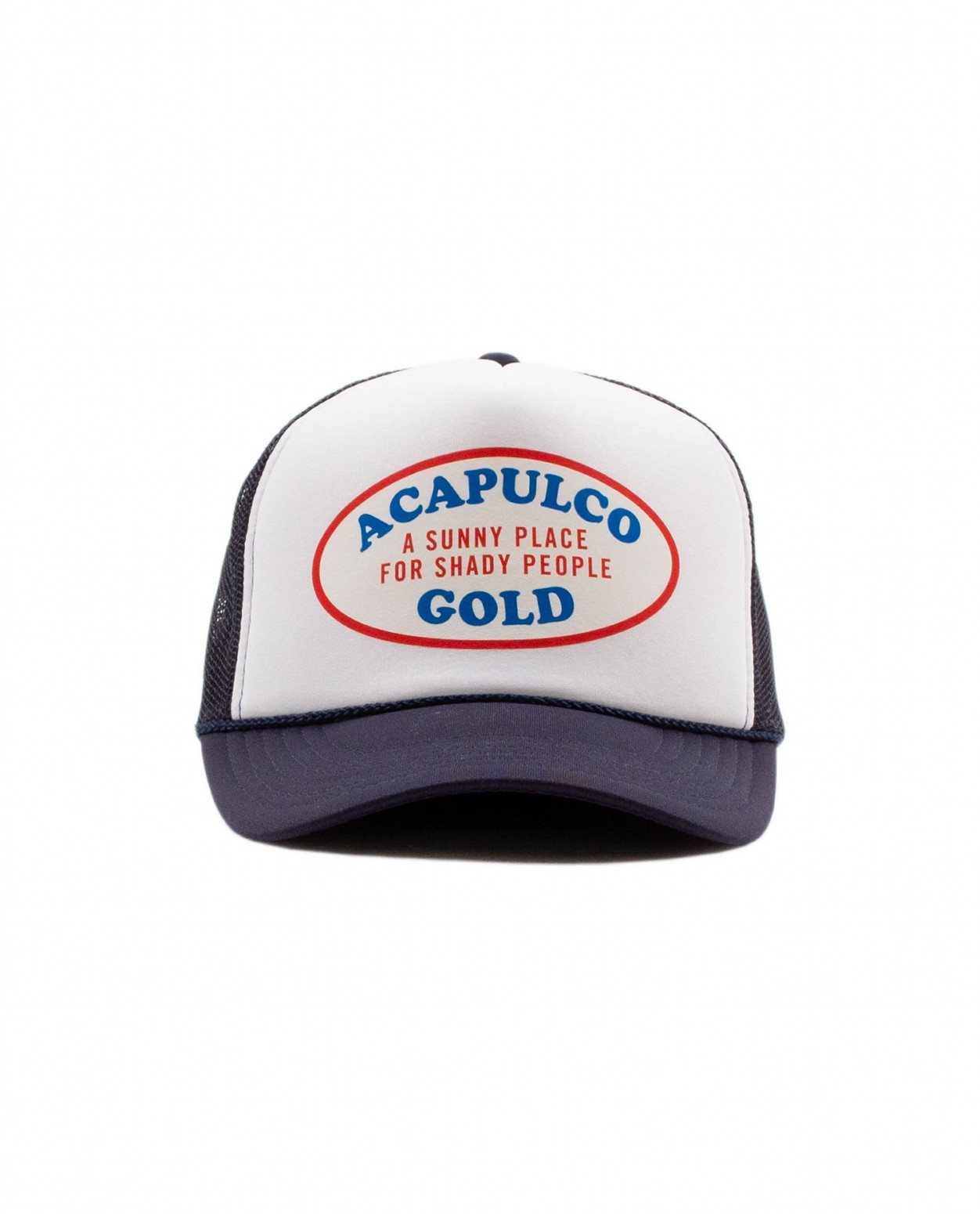 ACAPULCO GOLD/ץ륳 ɡOVAL LOGO TRUCKER CAP å / NAVY/WHITE
