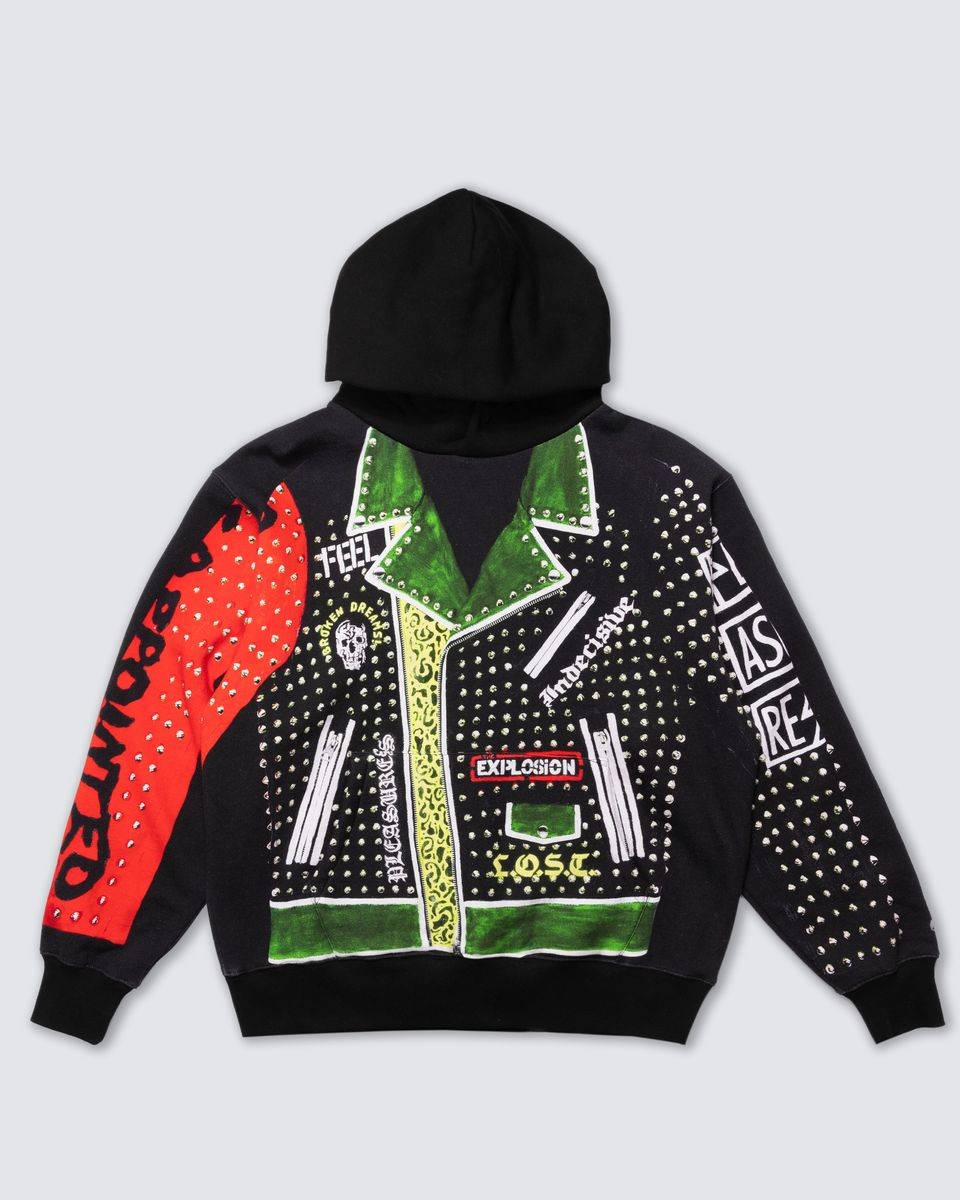 ��PLEASURES/�ץ쥸�㡼����EXPLOSION HOODIE �ѡ����� / BLACK