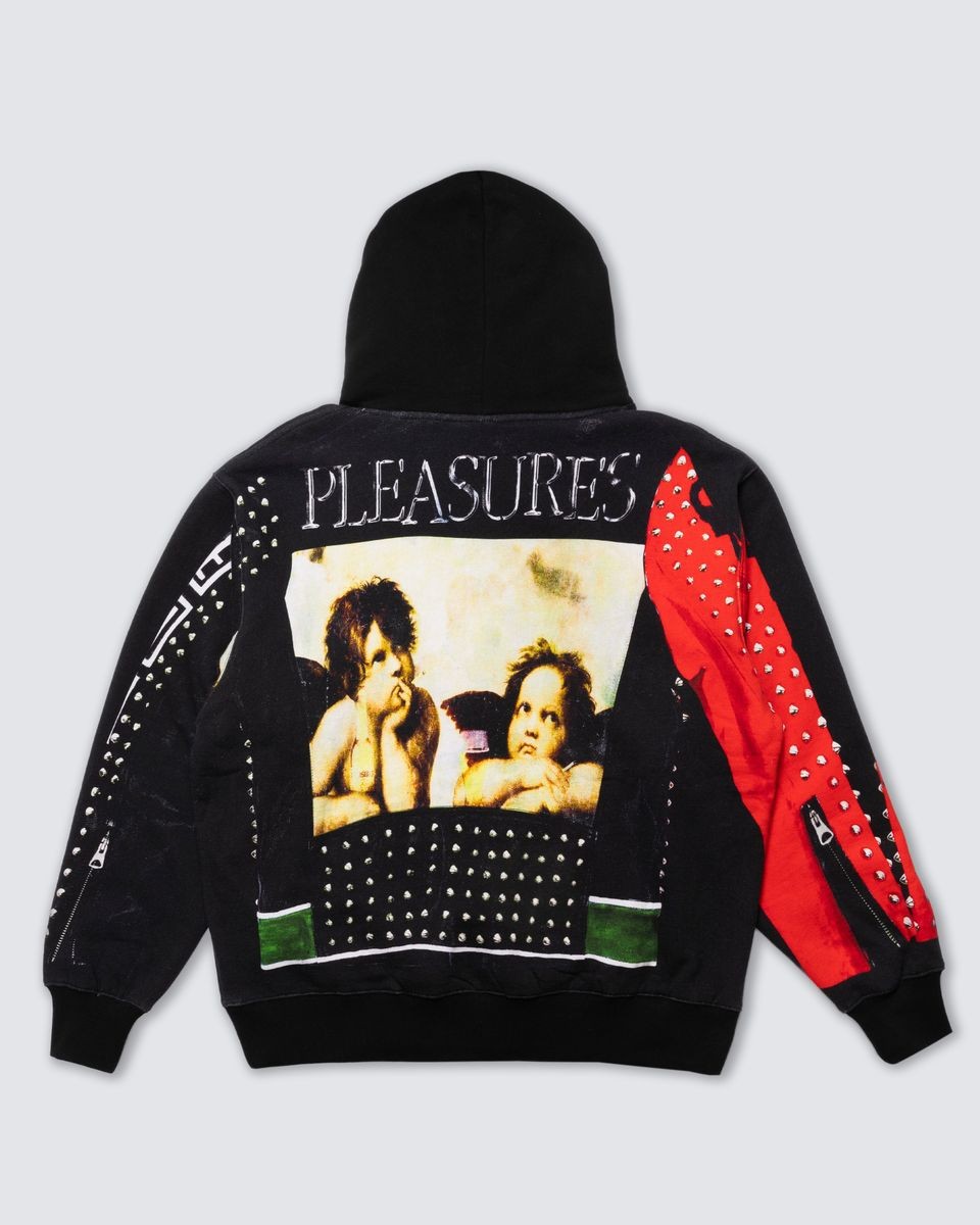 ��PLEASURES/�ץ쥸�㡼����EXPLOSION HOODIE �ѡ����� / BLACK