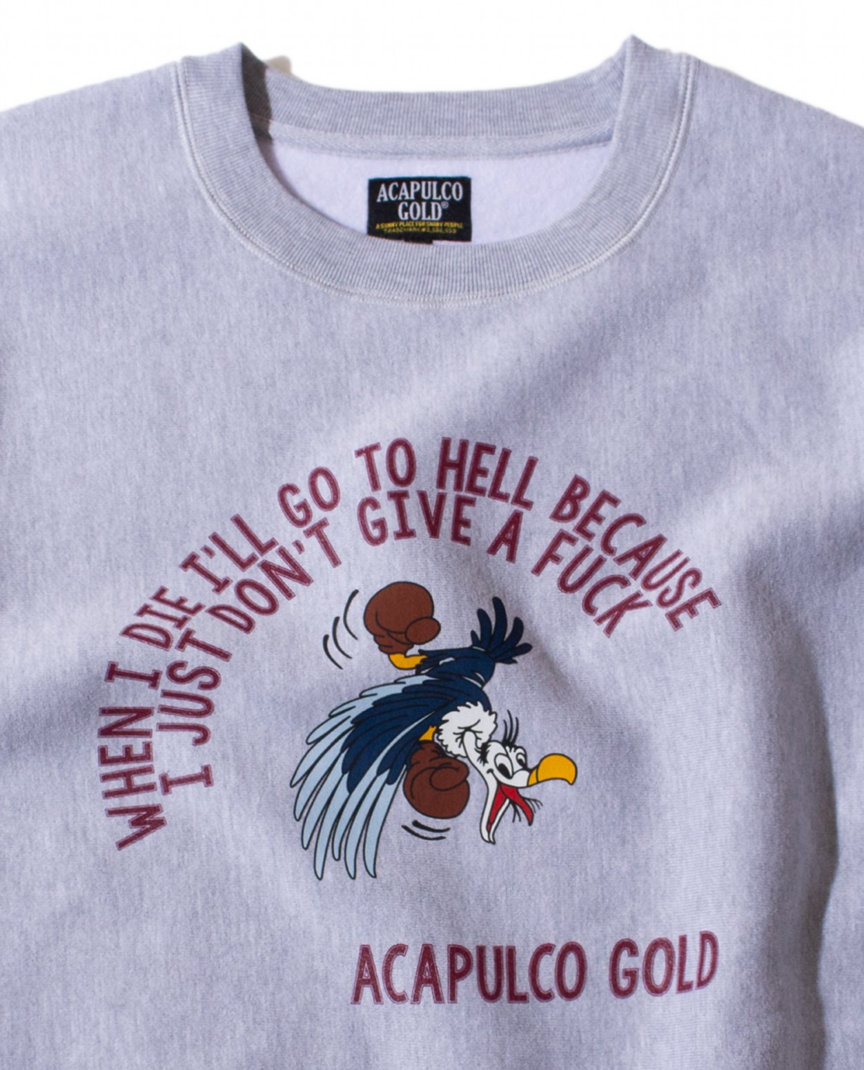 ACAPULCO GOLD/ץ륳 ɡDGAF CREWNECK SWEATSHIRT 롼å / HEATHER GREY