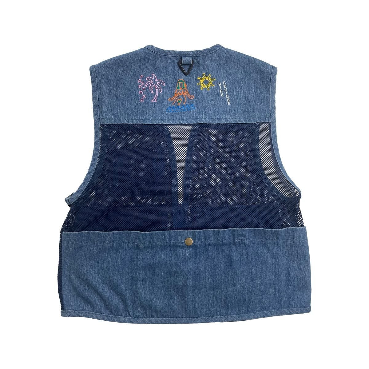 ��PAS DE MER/�ѥɥ����POSTCARD VEST �٥��� / BLUE