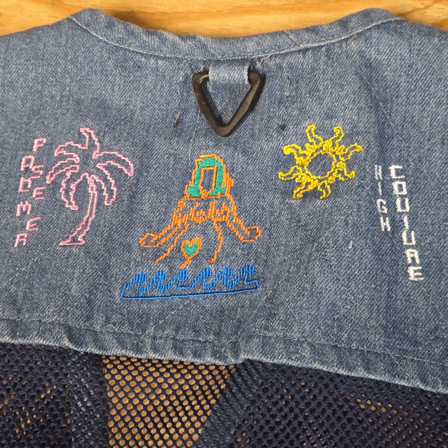 ��PAS DE MER/�ѥɥ����POSTCARD VEST �٥��� / BLUE