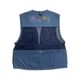 ��PAS DE MER/�ѥɥ����POSTCARD VEST �٥��� / BLUE