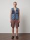 ��PAS DE MER/�ѥɥ����POSTCARD VEST �٥��� / BLUE