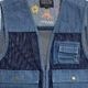 ��PAS DE MER/�ѥɥ����POSTCARD VEST �٥��� / BLUE