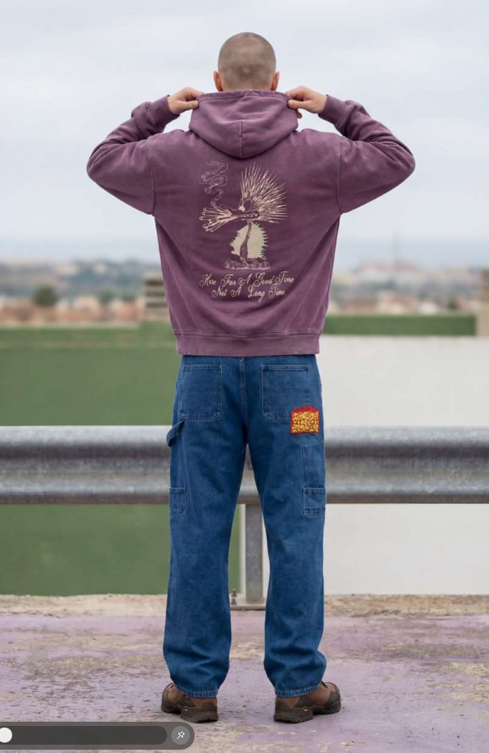 ��PAS DE MER/�ѥɥ����NOT LONG TIME HOODY �ѡ����� / WINE