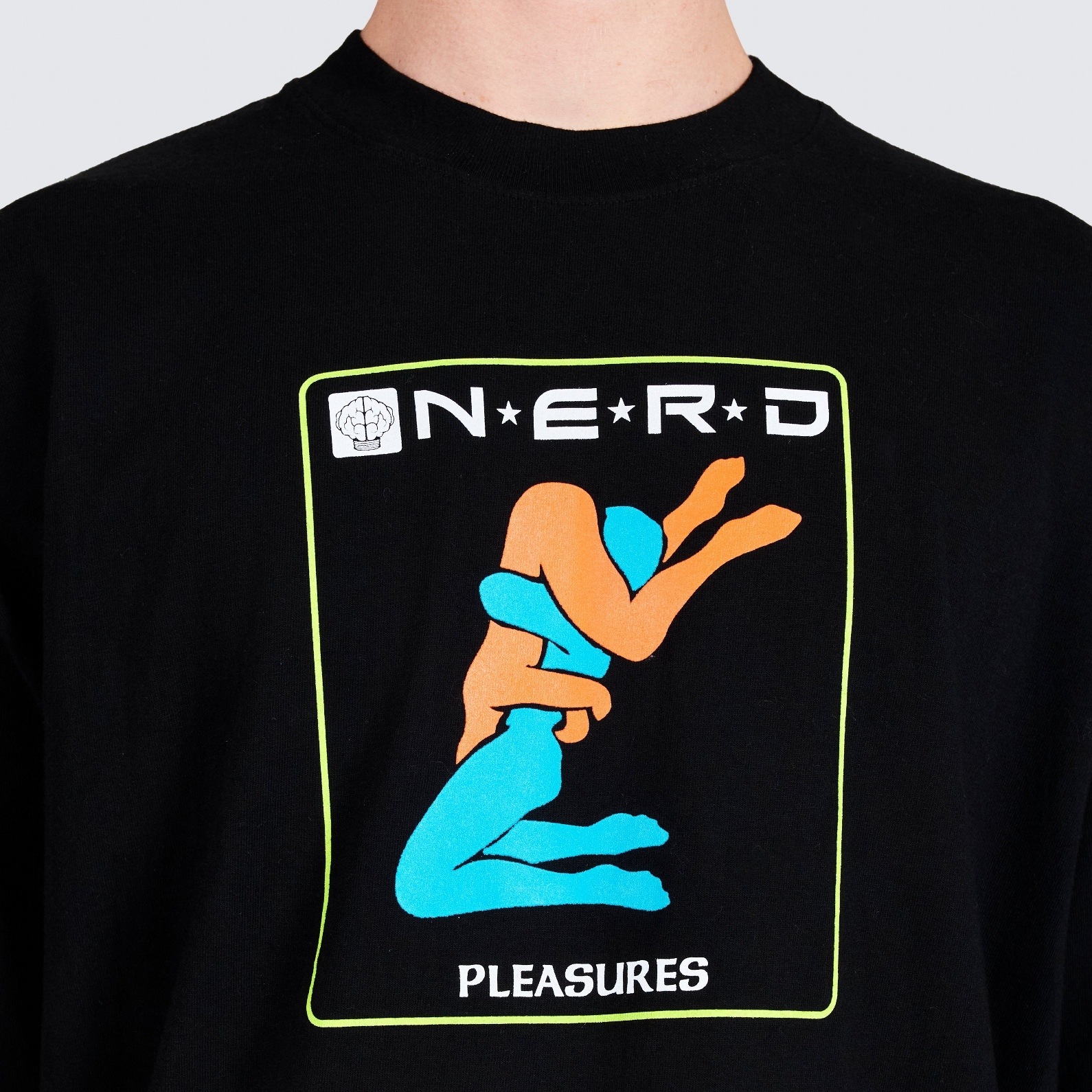 ��PLEASURES/�ץ쥸�㡼����N.E.R.D.��PROVIDER T-SHIRT T����� / BLACK