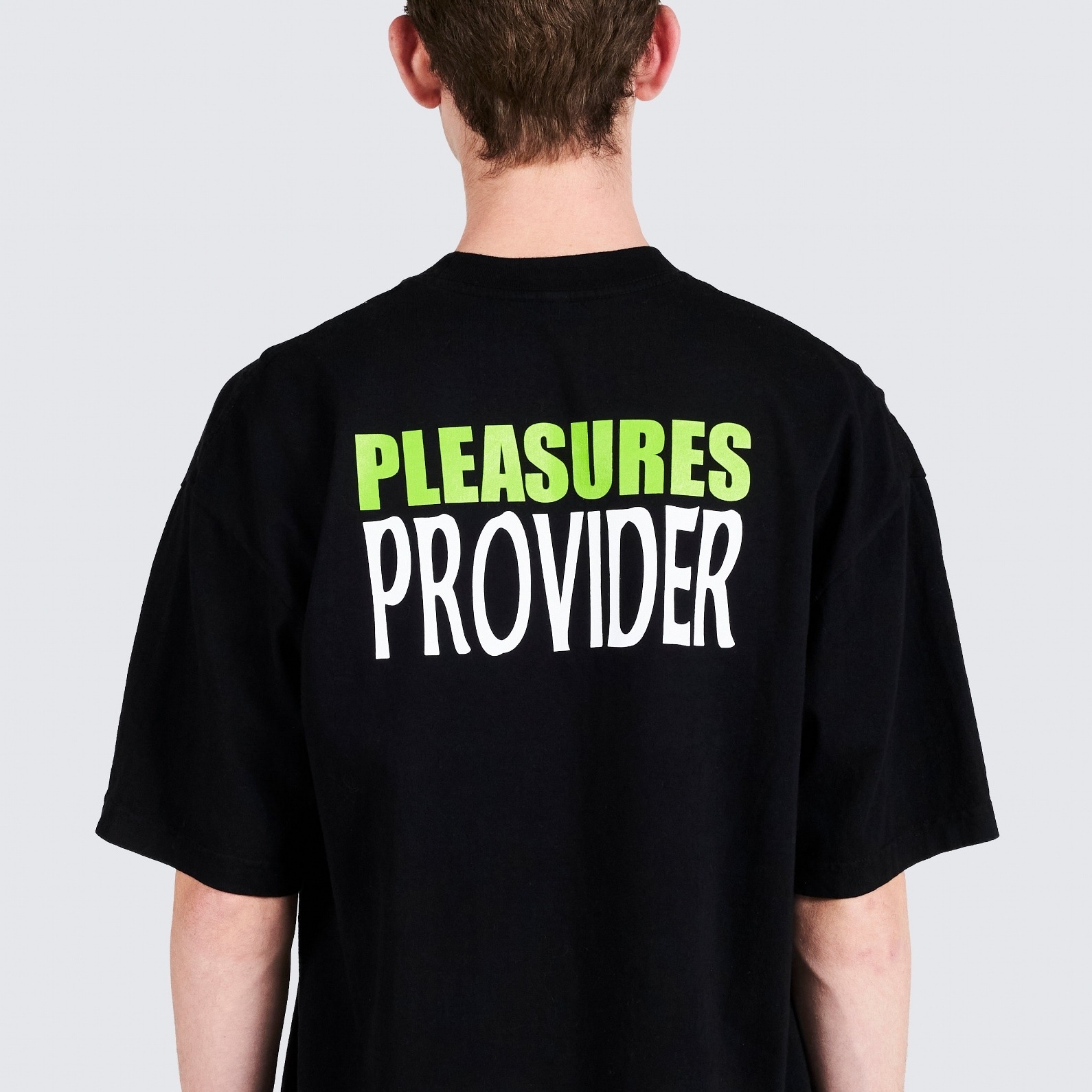 ��PLEASURES/�ץ쥸�㡼����N.E.R.D.��PROVIDER T-SHIRT T����� / BLACK