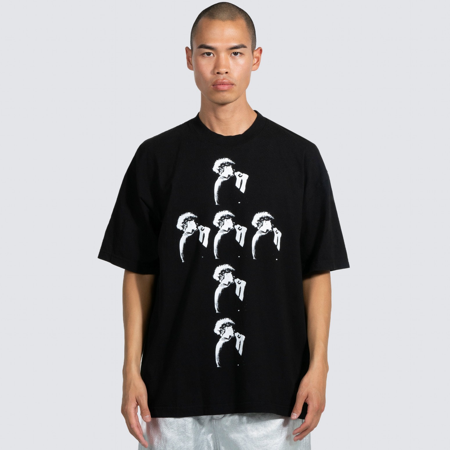 ��PLEASURES/�ץ쥸�㡼����THE JESUS AND MARY CHAIN�� CROSS T-SHIRT T����� / BLACK