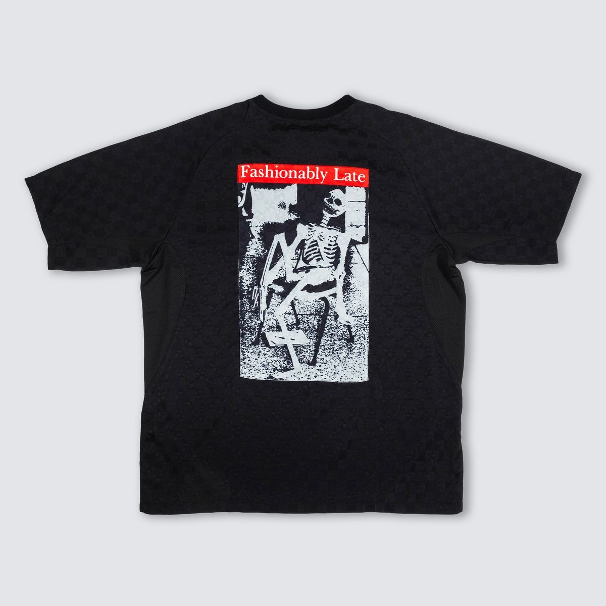PLEASURES/ץ쥸㡼LATE SPORT SHIRT T / BLACK