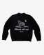 ��RAISED BY WOLVES/�쥤���ɥХ�����֥���CLUB SWEATER �������� / BLACK