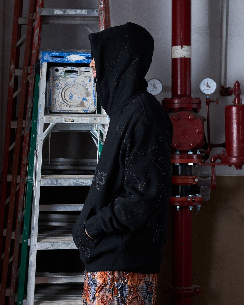 ��PLEASURES/�ץ쥸�㡼����AFTERLIFE HOODIE �ѡ����� / BLACK