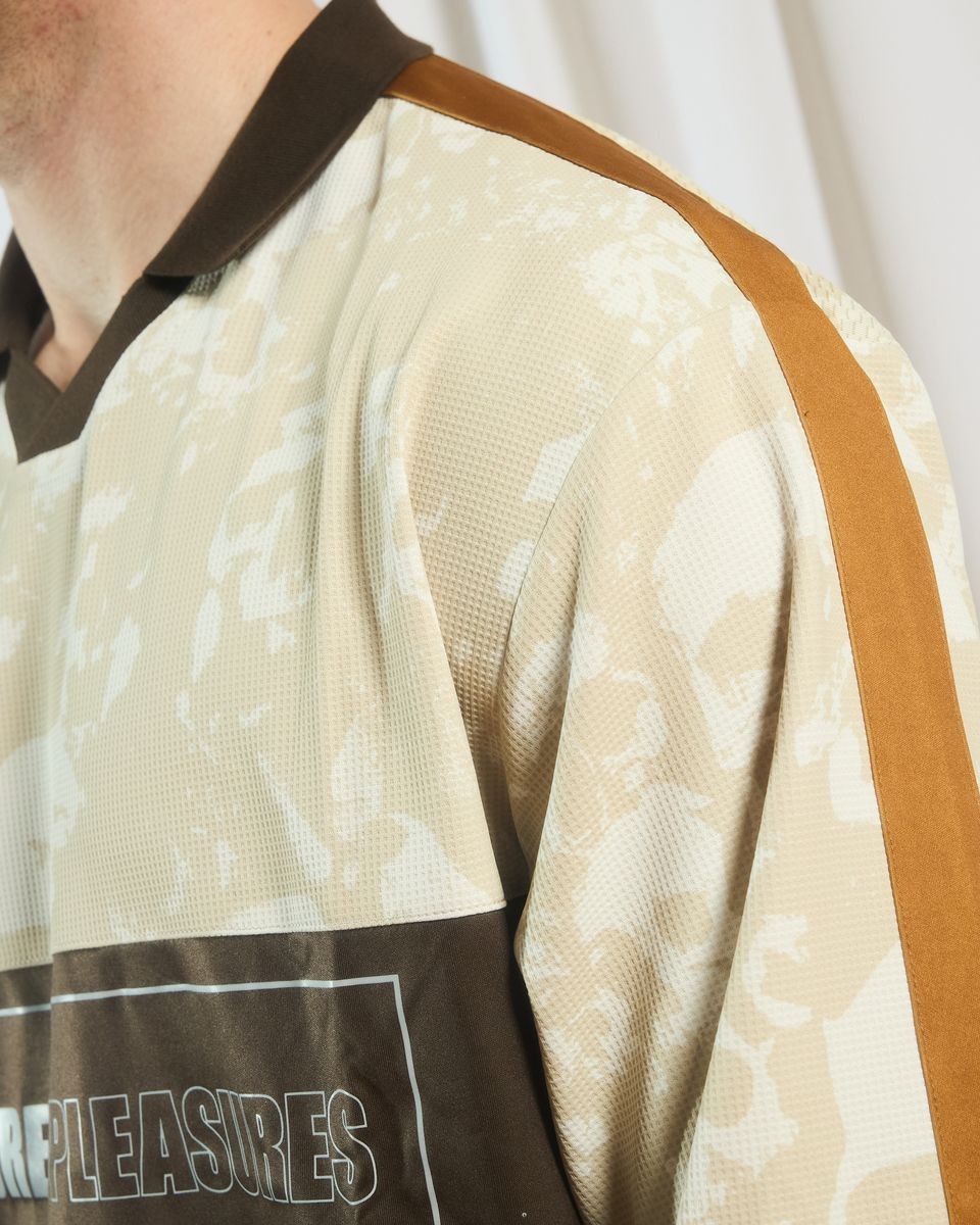 ��PLEASURES/�ץ쥸�㡼����DESPAIR LONG SLEEVE JERSEY ���㡼���� / ECRU