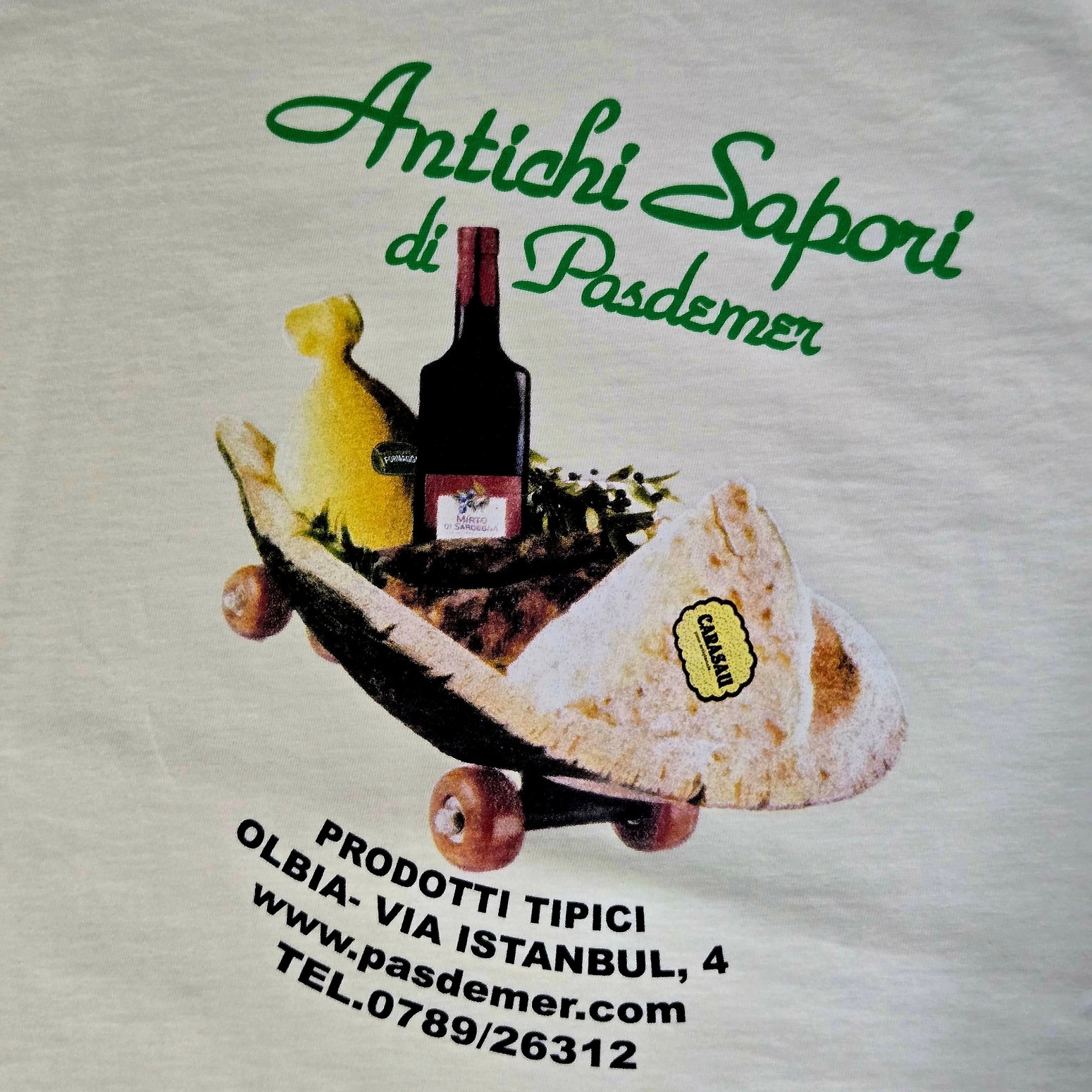 ��PAS DE MER/�ѥɥ����PRODOTTI TIPICI T-SHIRT T����� / CREAM