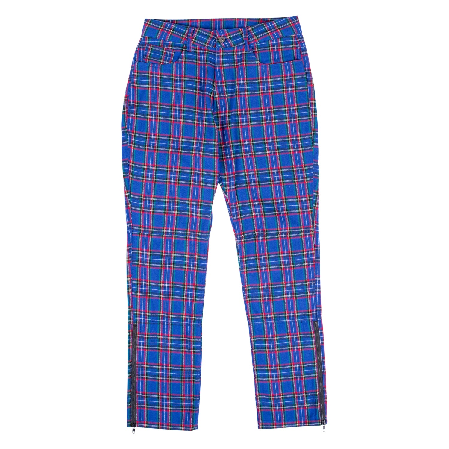 ��PLEASURES/�ץ쥸�㡼����RESET PLAID PANTS �ѥ�� / BLUE �֥롼 ��