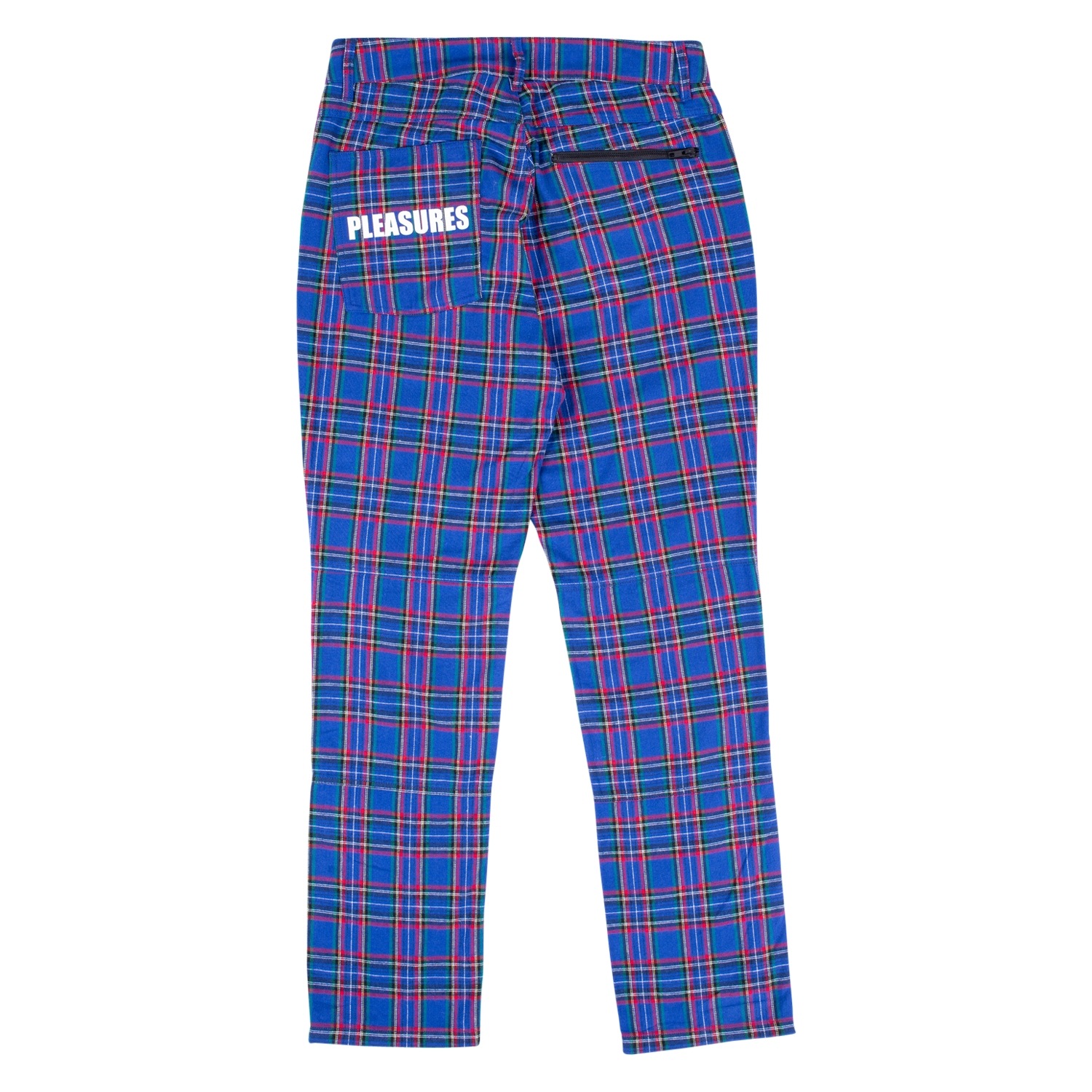 ��PLEASURES/�ץ쥸�㡼����RESET PLAID PANTS �ѥ�� / BLUE �֥롼 ��