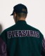 ��PLEASURES/�ץ쥸�㡼����FAN VARSITY JACKET �С����ƥ����㥱�å� / GREEN